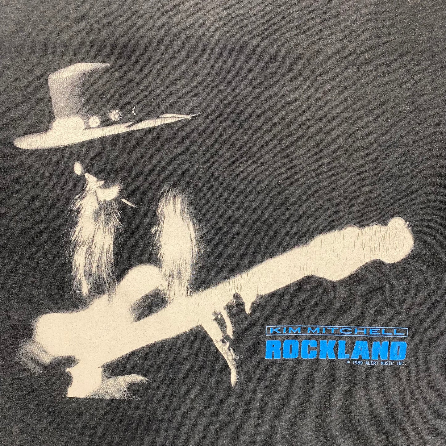 1989 Kim Mitchell "Rockland" band t-shirt