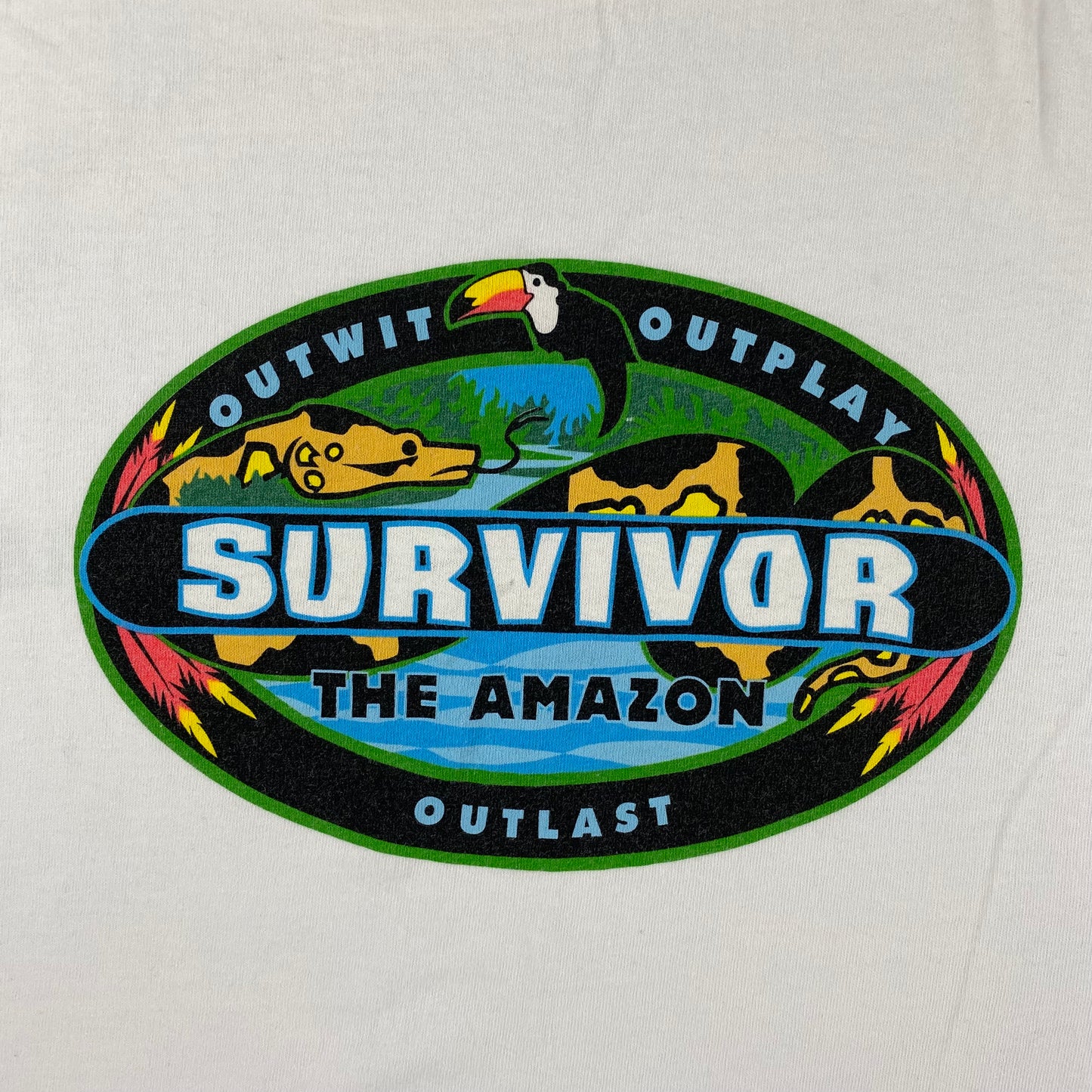 2003 Survivor Amazon TV Crew promo t-shirt