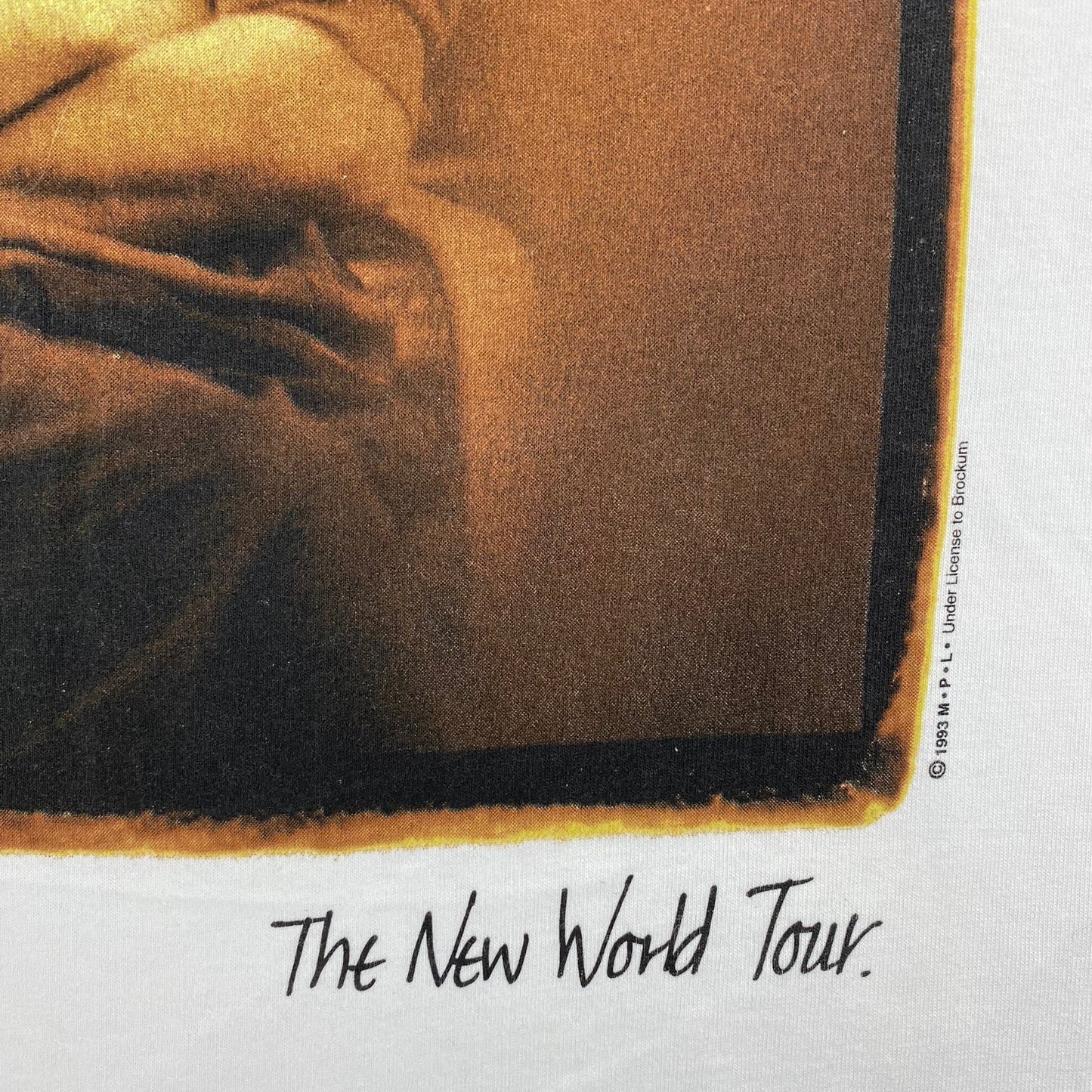 1993 Paul McCartney "The New World Tour" t-shirt
