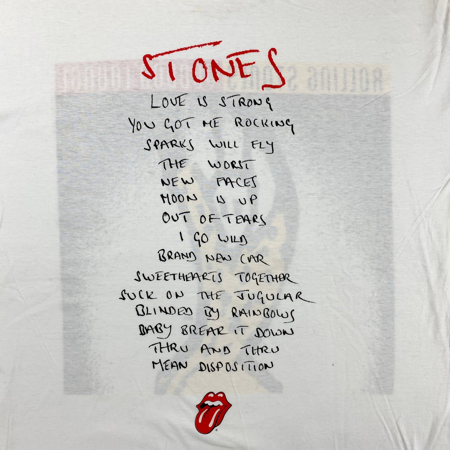 1994 Rolling Stones "Voodoo Lounge" band t-shirt