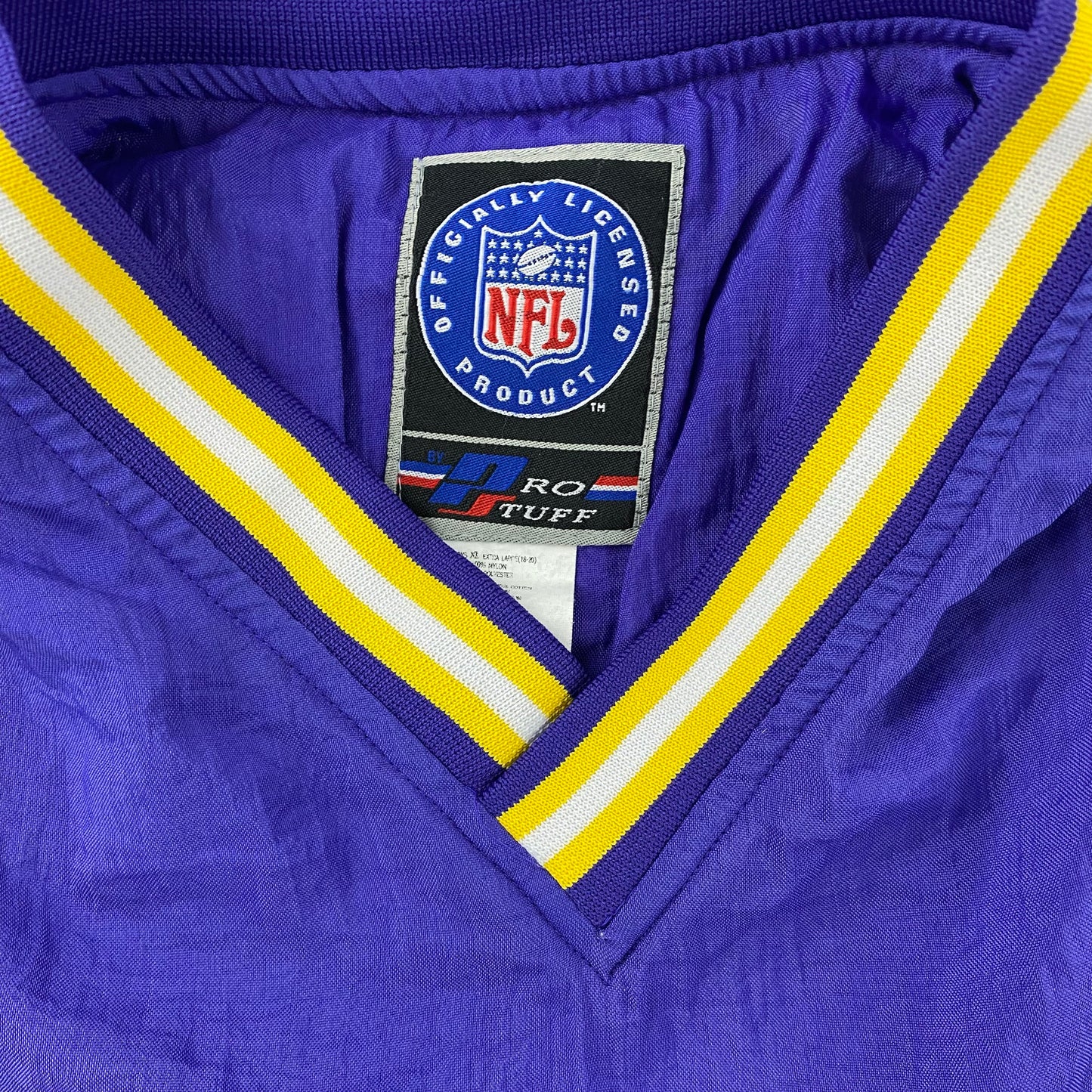90s NFL Minnesota Viking pullover windbreaker jacket