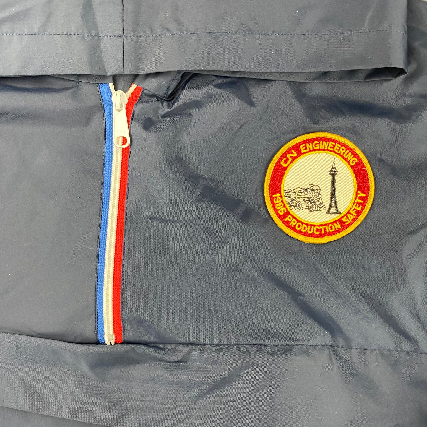 1986 CN Engineering windbreaker jacket