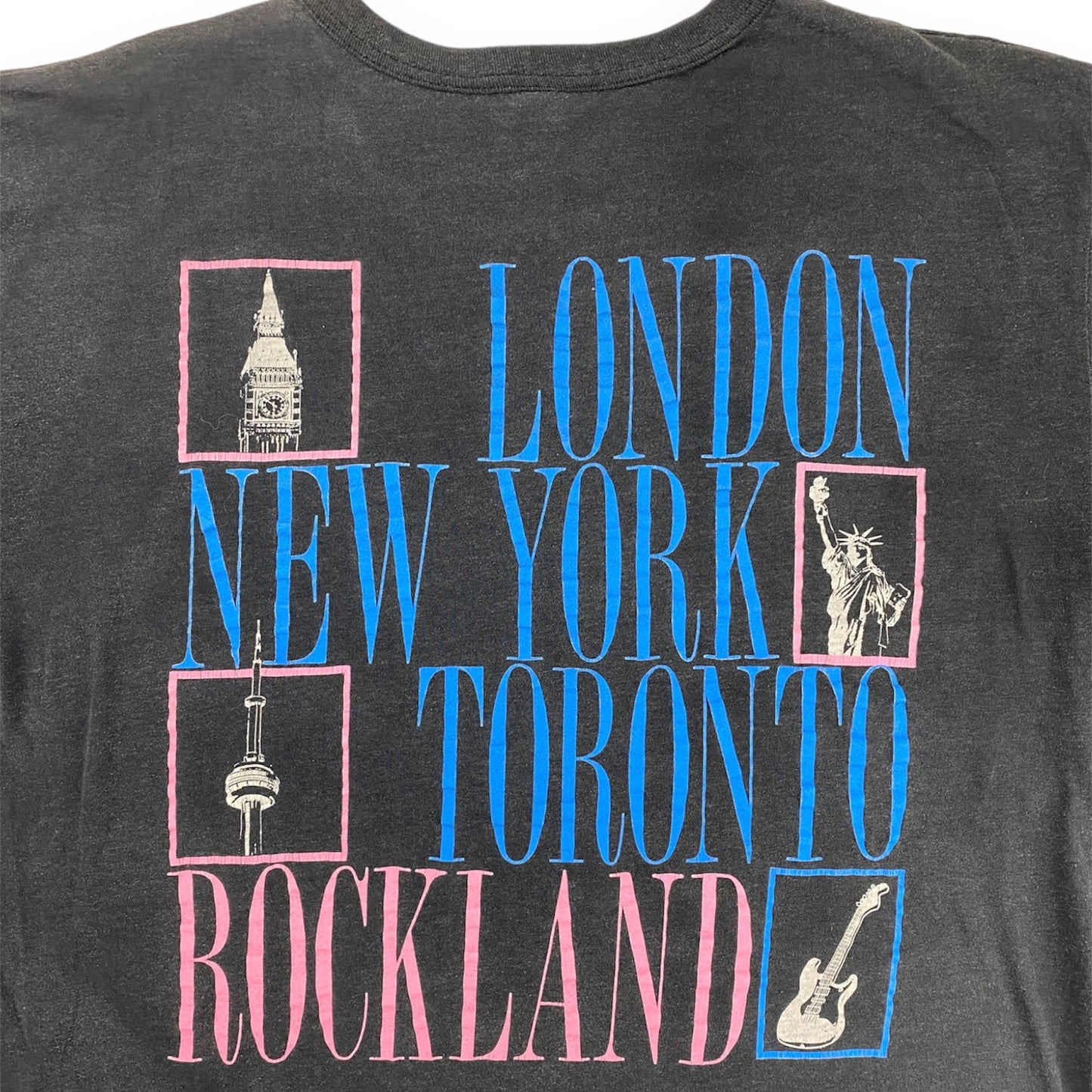 1989 Kim Mitchell "Rockland" band t-shirt