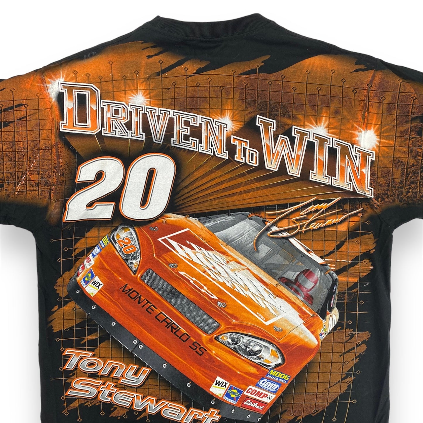 2006 Tony Stewart NASCAR all over print racing t-shirt
