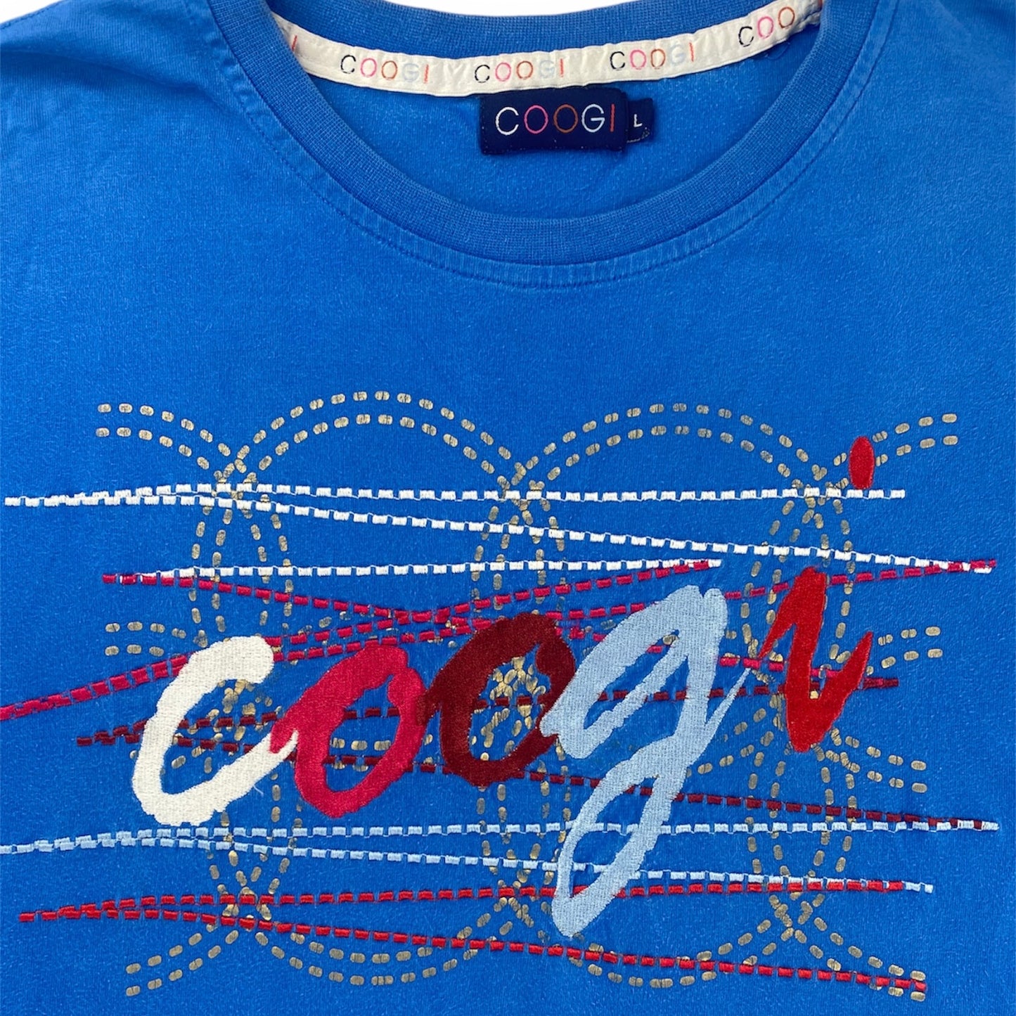 Y2K Coogi embroidered t-shirt