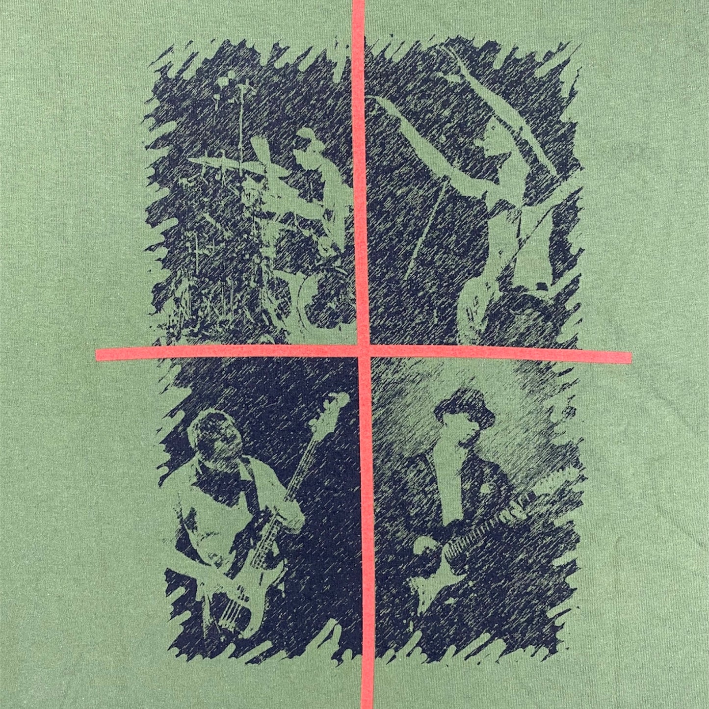 1995 Live "Lightening Crashes" band t-shirt