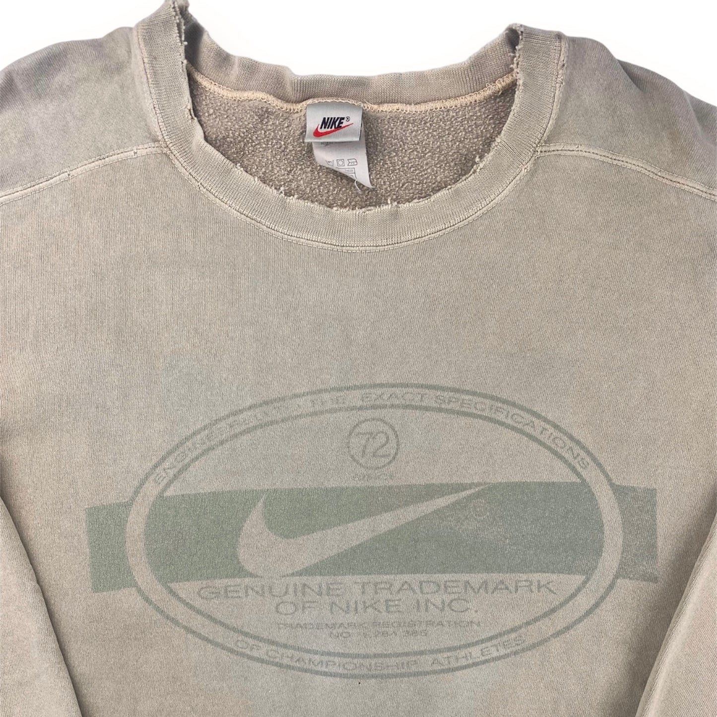 90s Nike taupe crewneck sweatshirt