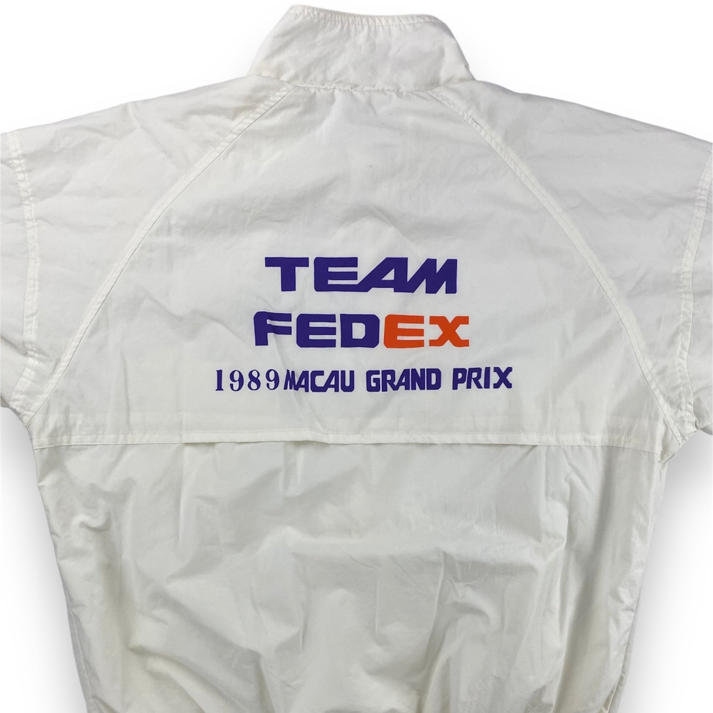 1989 Macau Grand Prix Fedex Racing zip up jacket