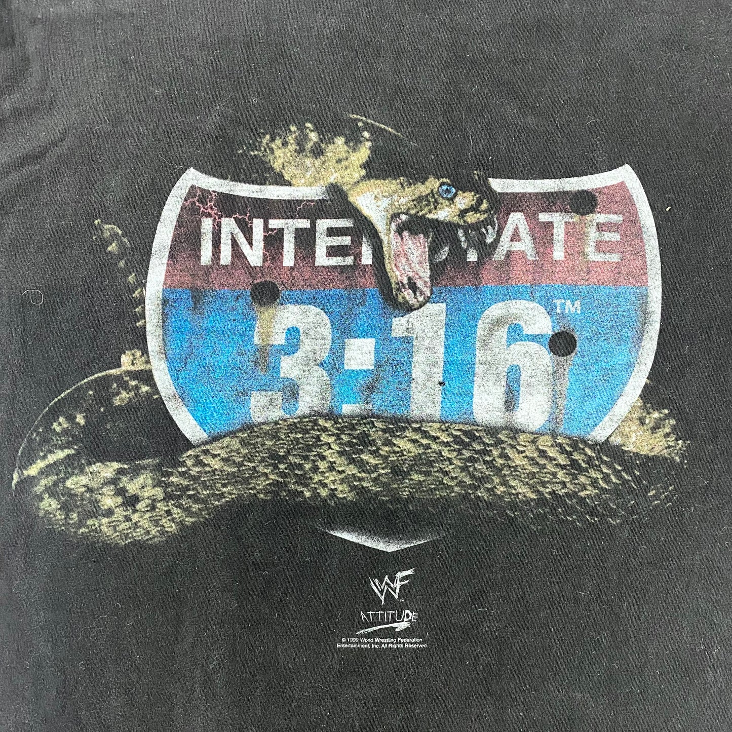 1999 Stone Cold 3:16 wrestling t-shirt