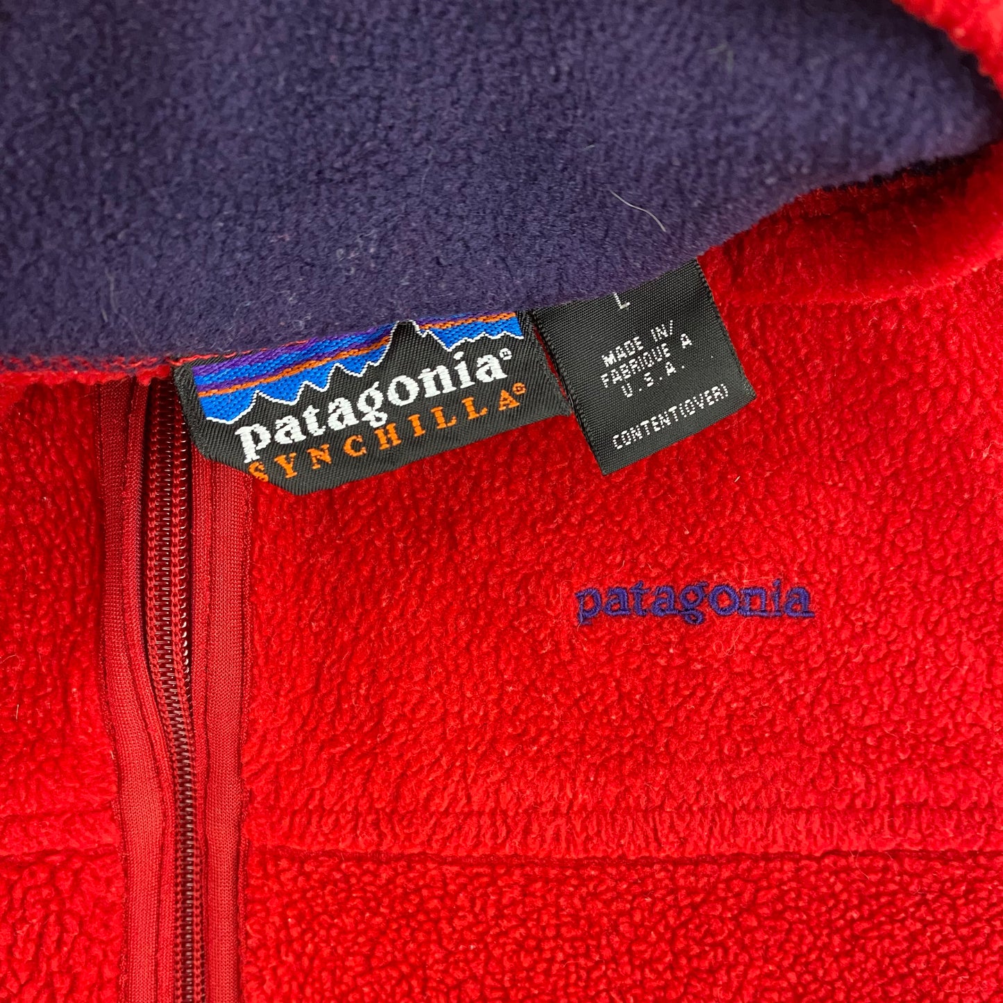 90s Patagonia Synchilla "Made in USA" fleece vest