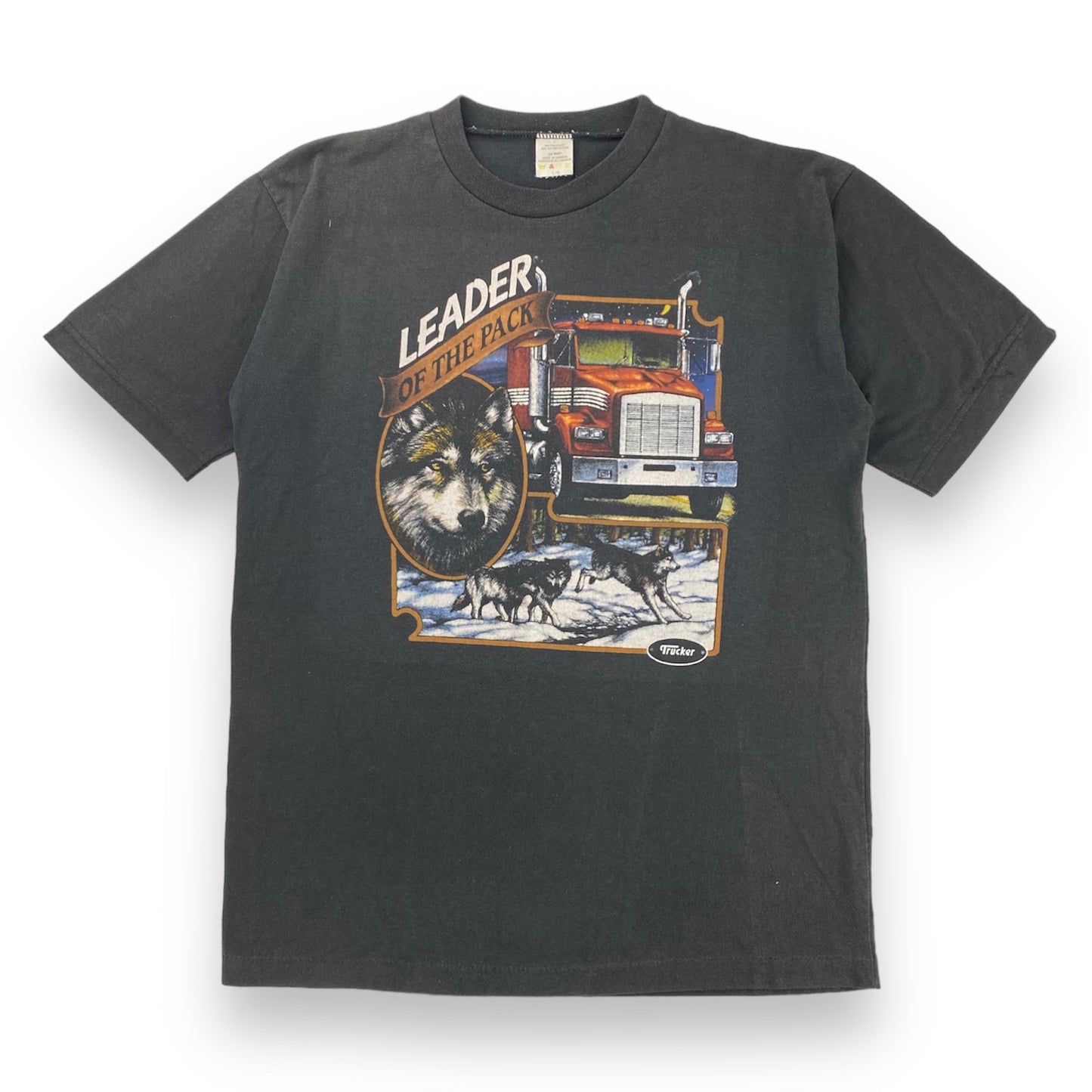 90s Leader of the pack "Trucker" single stitch t-shirt