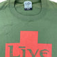 1995 Live "Lightening Crashes" band t-shirt