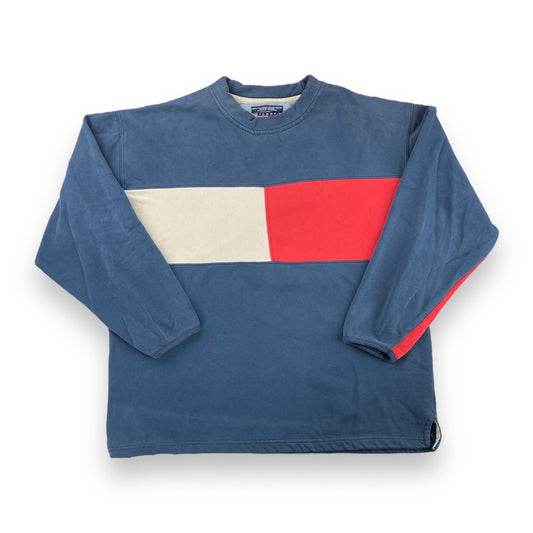 90s Tommy Jeans big flag crewneck sweatshirt