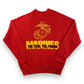 80s USA Marines puff print crewneck sweatshirt