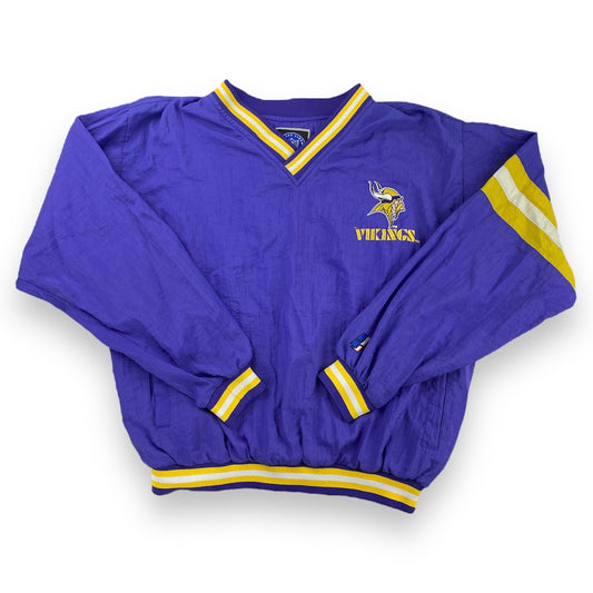 90s NFL Minnesota Viking pullover windbreaker jacket